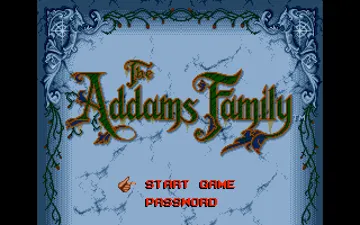 Addams Family, The screen shot title